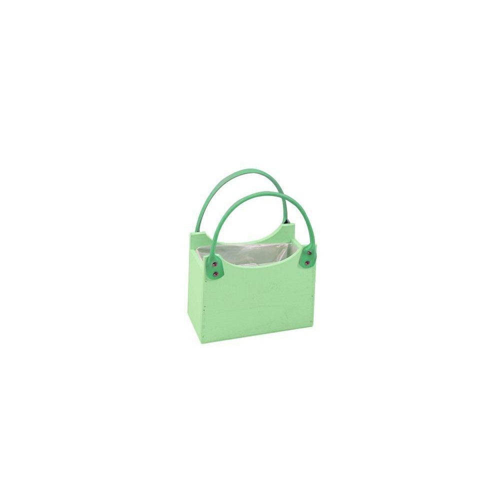 BORSA RETTANGOLARE VERDE 18X12